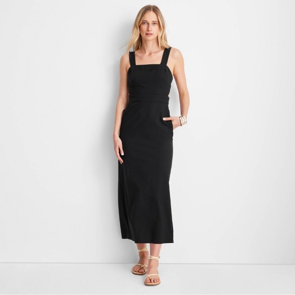 ISO Future Collective Target Women's Sleeveless Tie-Back Midi Dress size 4